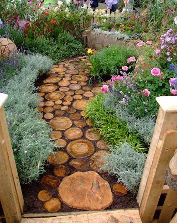 25 Lovely DIY Garden Pathway Ideas ~ Idees And Solutions