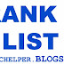 <center>RANK LIST OF VILLAGEMAN - REVENUE - THIRUVANANTHAPURAM 2013 </center>