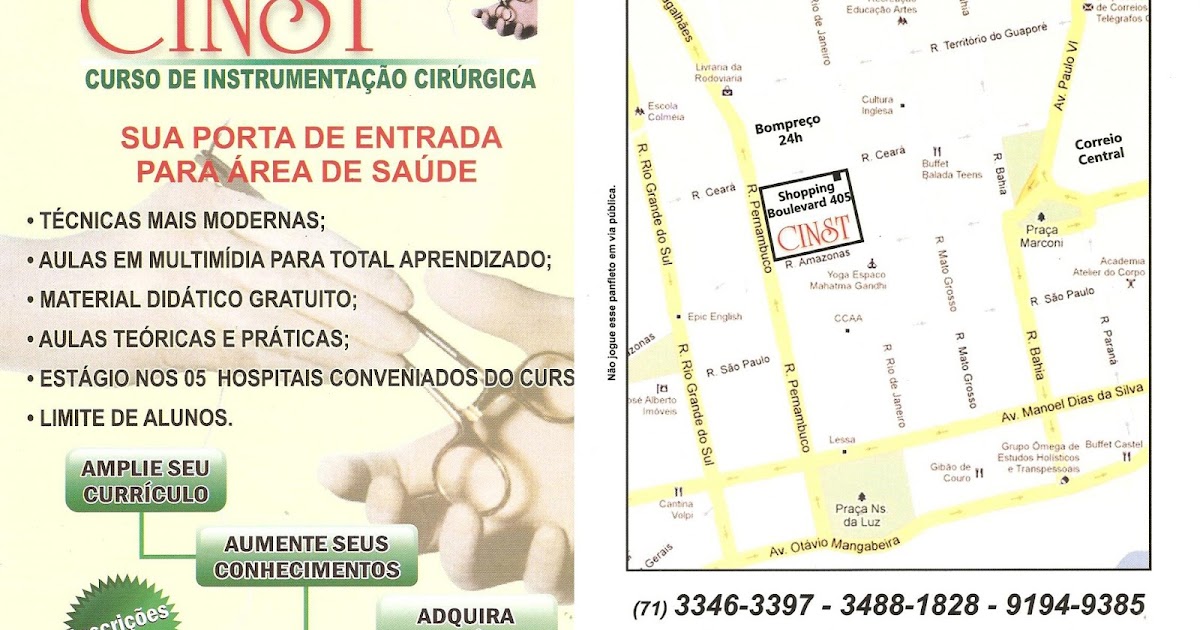 Curso tecnico de instrumentacao cirurgica