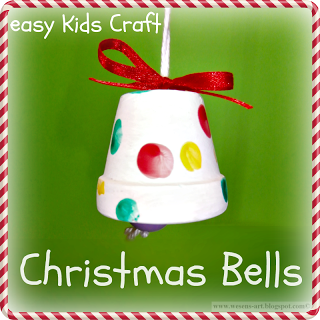 Pams Party & Practical Tips: Christmas Bell Craft - Feature of the Day