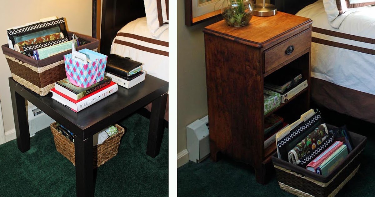 My Great Challenge Organizing a bedside table