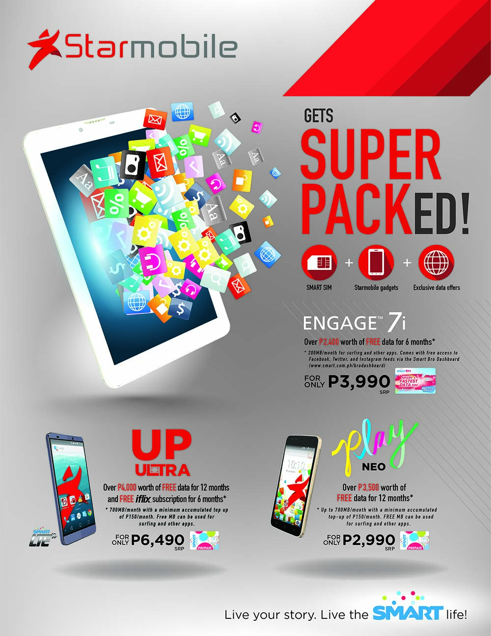 Starmobile users enjoy the Smart Life with Free Smart and TNT SIMs