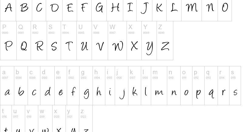 Handwritten font | ANDRY BLOG