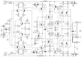 Skema Rangkaian Power Amplifier 300 Watt