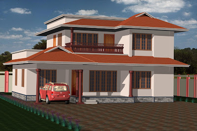 Indian House Design on Double Story House Elevation Kerala Home Design Architecture