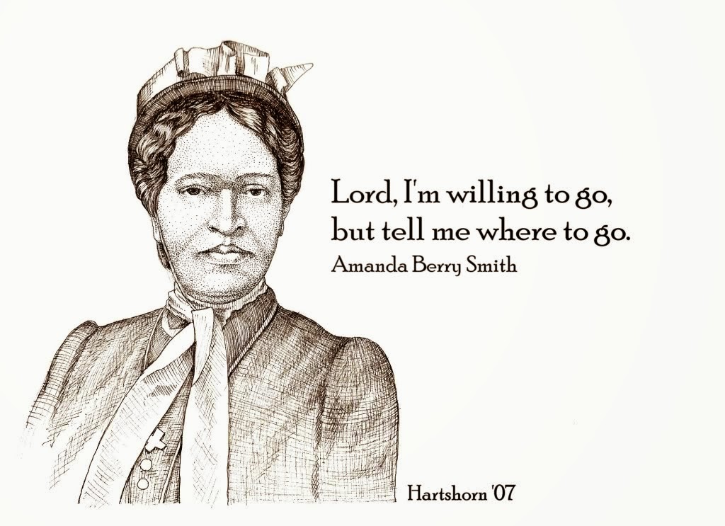 LORD, I'M WILLING TO GO, BUT TELL ME WHERE TO GO. AMANDA B. SMITH
