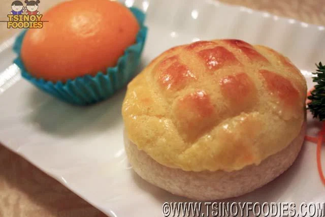 steamed cream custard baked bo lo bbq bun