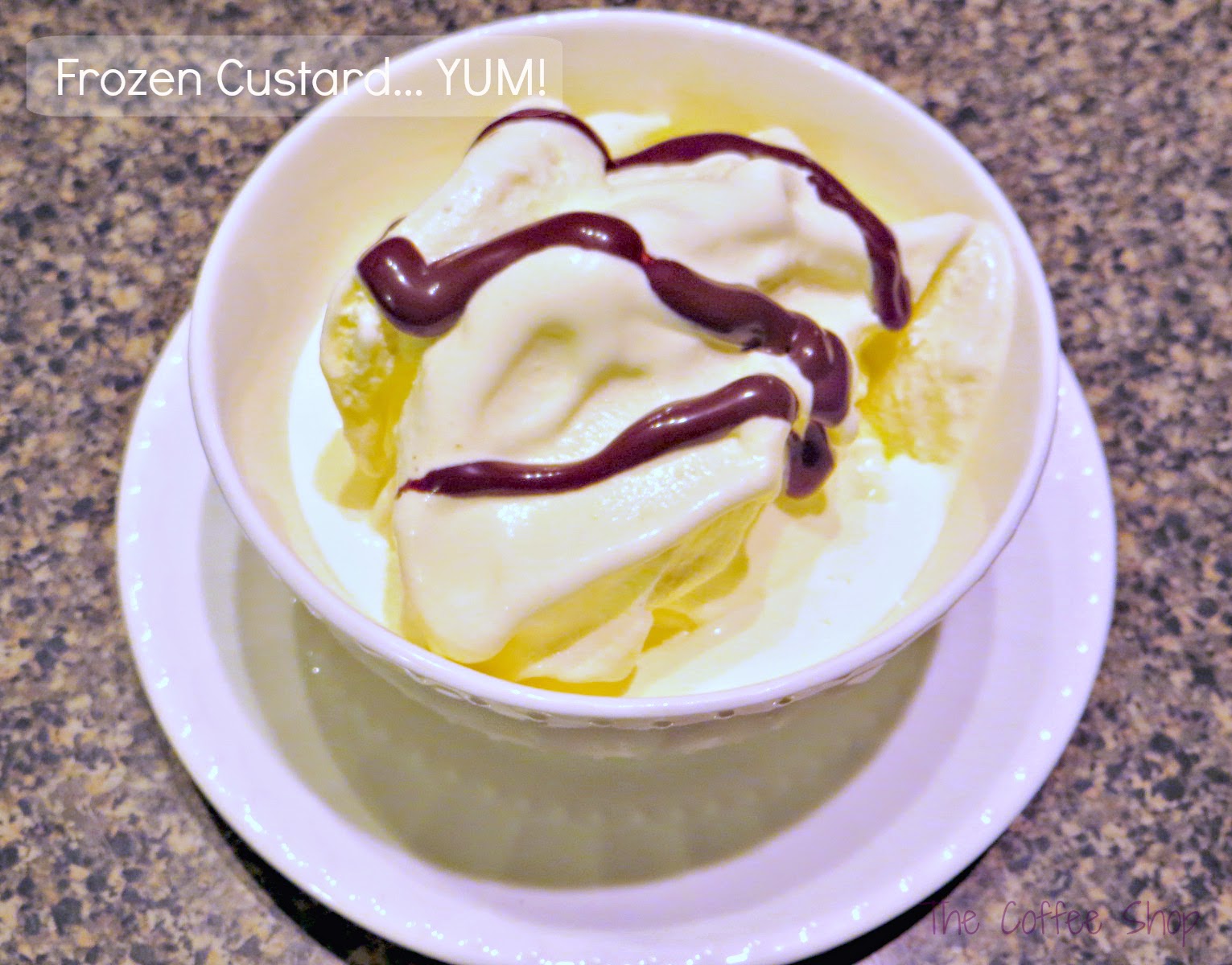 The Coffee Shop Delicious, creamy, frozen custard...