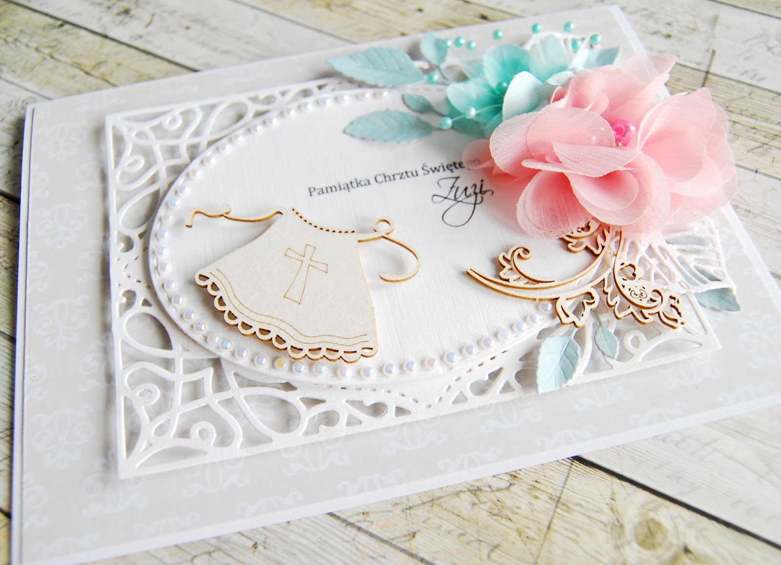 Scrap and Craft Christening cards