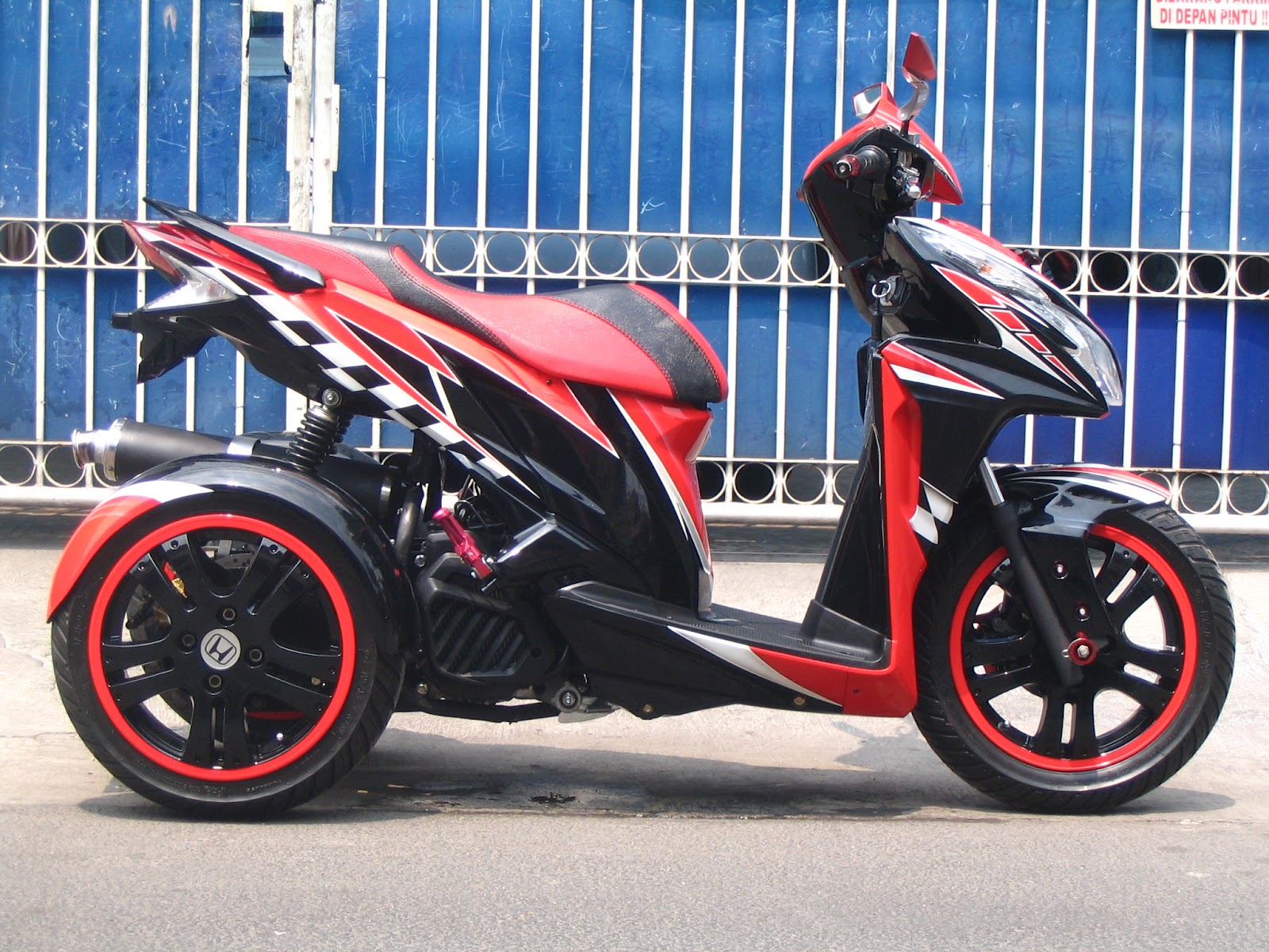 102 Modif Motor Honda Beat Hitam Modifikasi Motor Beat Terbaru