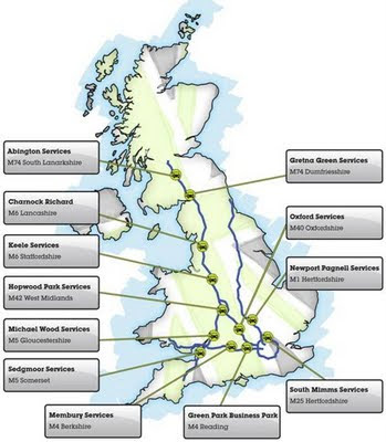 Electric Highway network