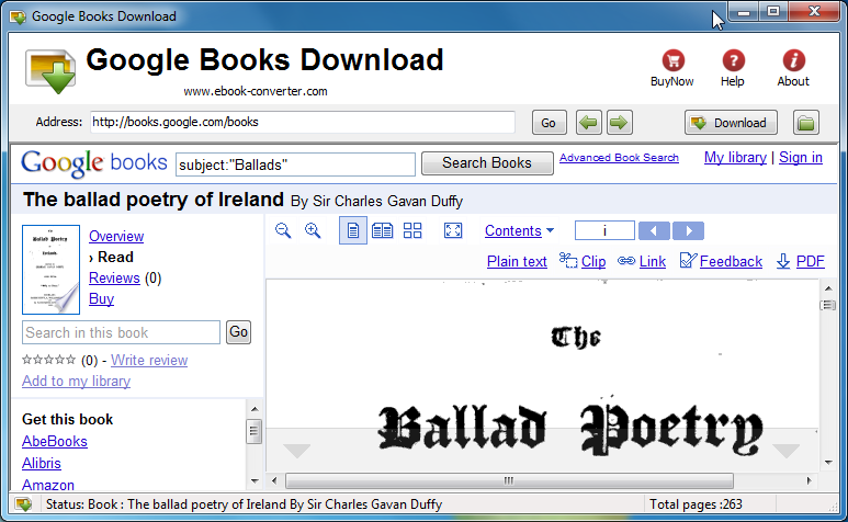 download free book from google books
