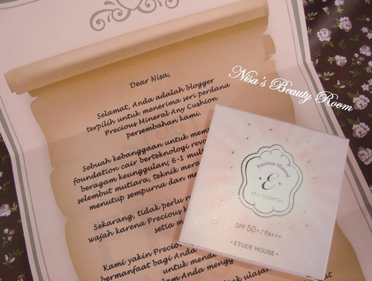 Review Etude House Precious Mineral Any Cushion SPF 50+/PA ++