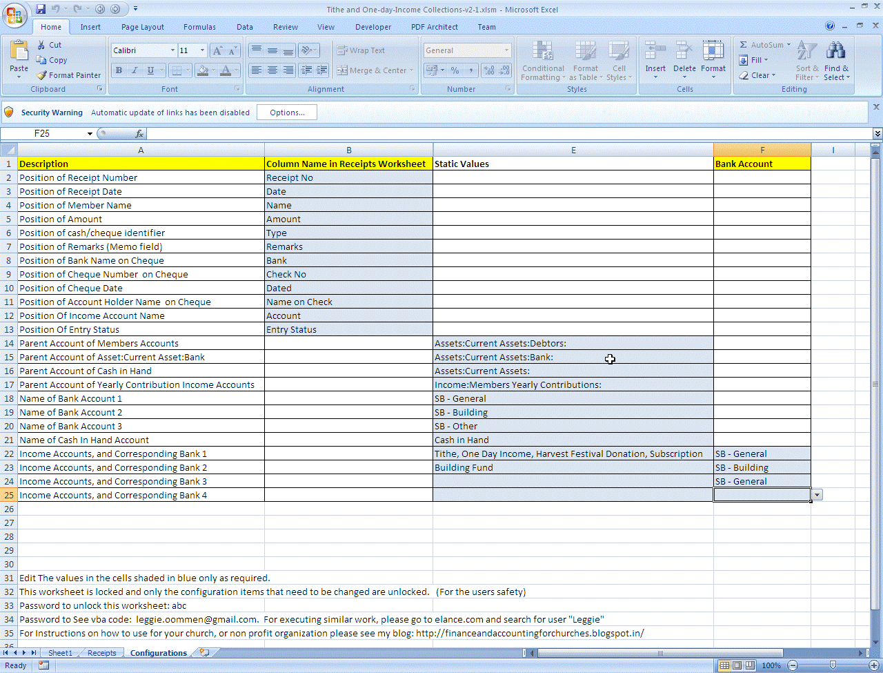 Gnucash Sample Chart Of Accounts