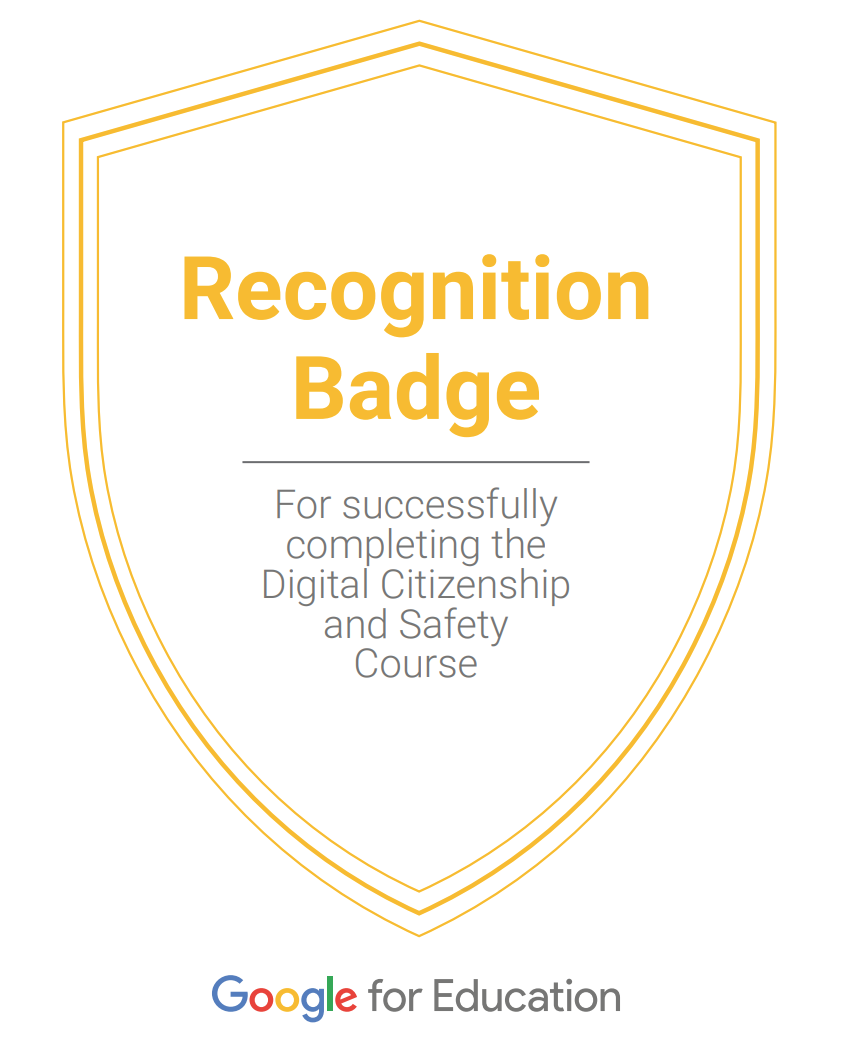 Digital Citizenship Google Certification