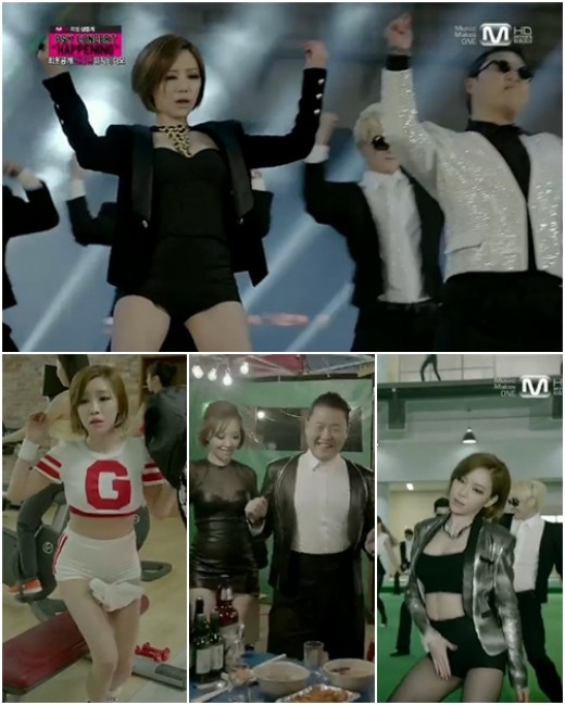 Psy: Gentleman MV, Lee Hi, CL, Ga-In