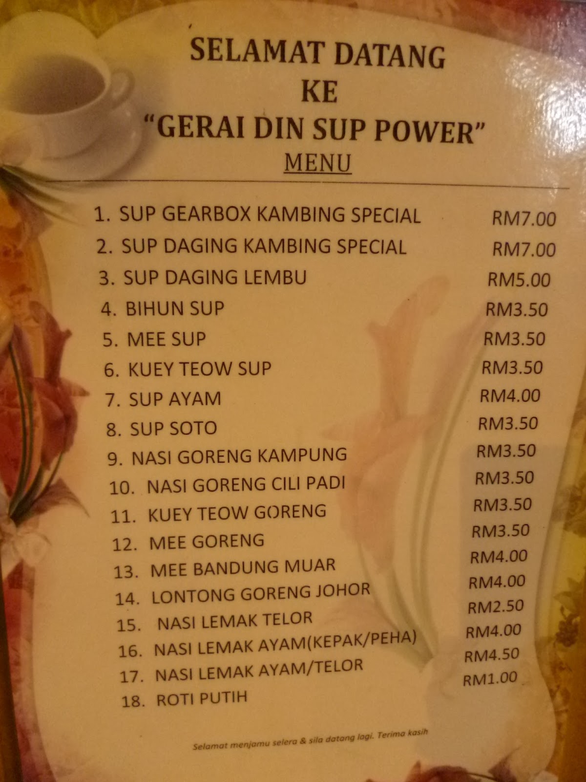 .beYonD mYselF. Din Sup Power, Sup Gearbox Melaka