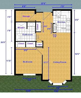 Apartment Floor Plans 1000 Square Feet