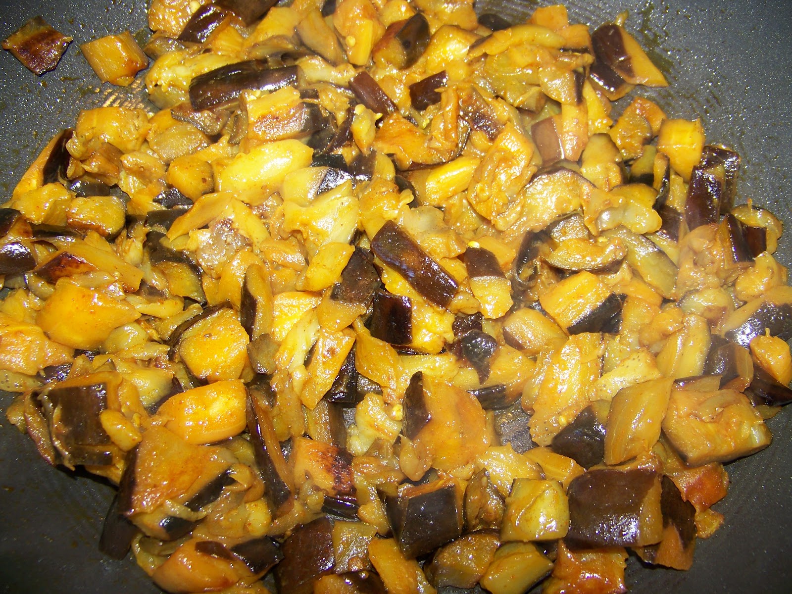 Kitchen Simmer Sauteed Eggplant Salad (Vegan)