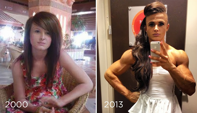 female bodybuilder transformation