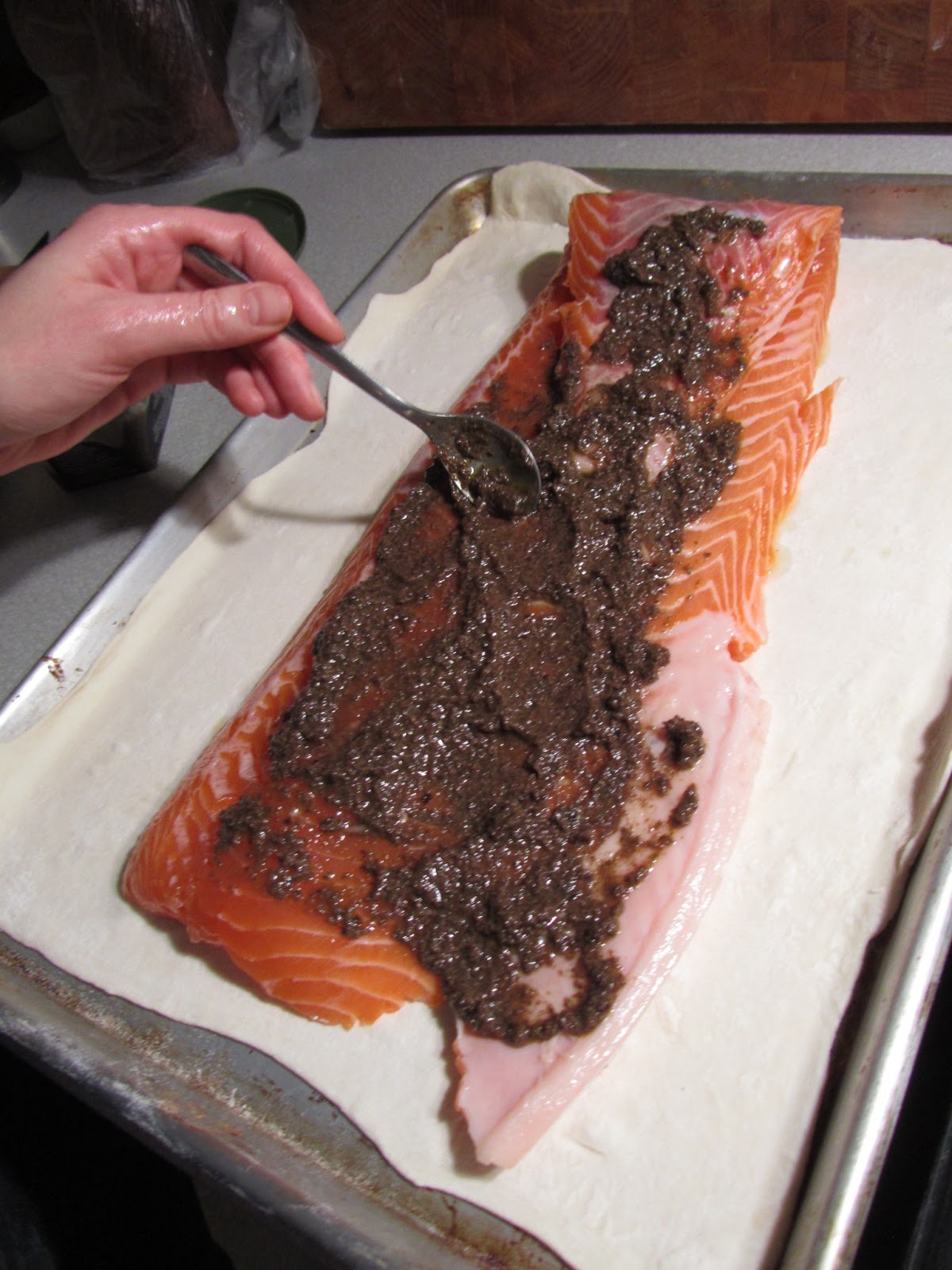 Elisa's Cantine Jamie Oliver's Salmon en Croûte