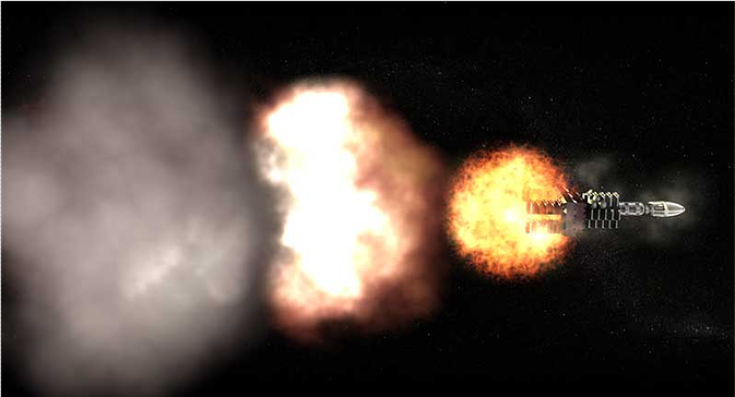 Project Orion: πυρηνικές βόμβες στην υπηρεσία της κατάκτησης του διαστήματος Project Orion: πυρηνικές βόμβες στην υπηρεσία της κατάκτησης του διαστήματος