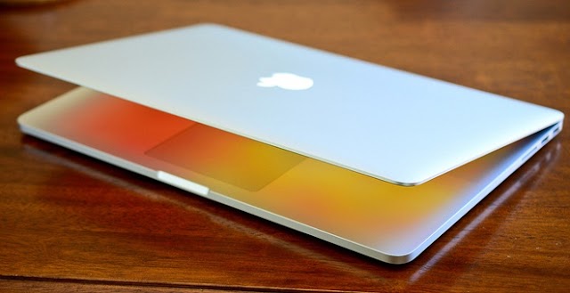 Apple's new MacBook pro 13-inch retina display.