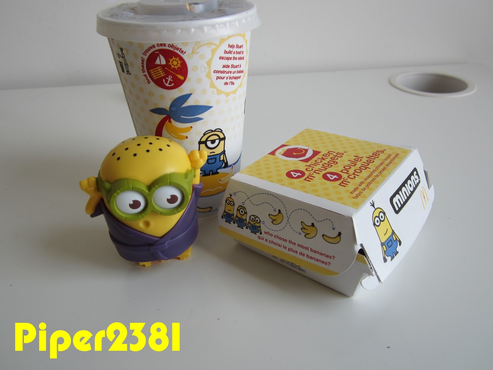 mcdonalds happy meal boat container