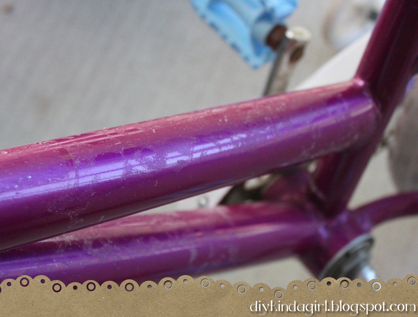 DIY kinda girl Pink Garage Sale Bike to Sleek and Spiffy Boy's Bike