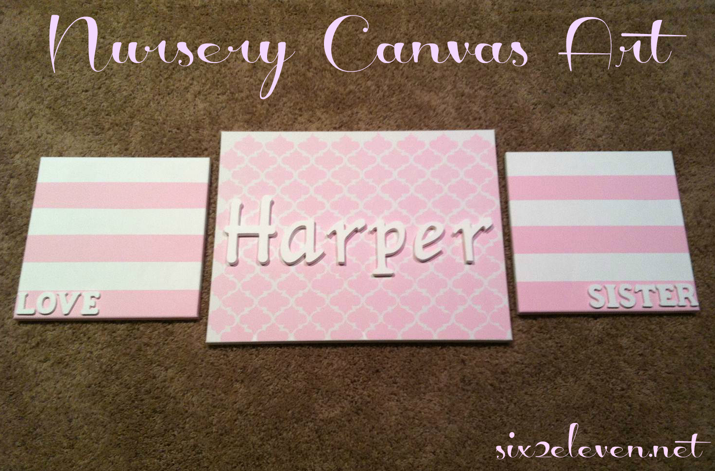 Girly Letter Stencils