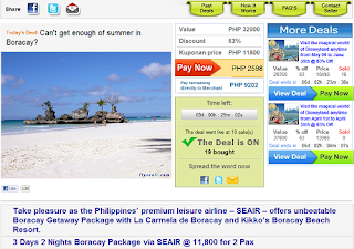Boracay Packages For Two 2011