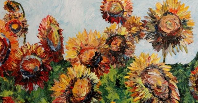 the accidental artist: Big Sunflowers