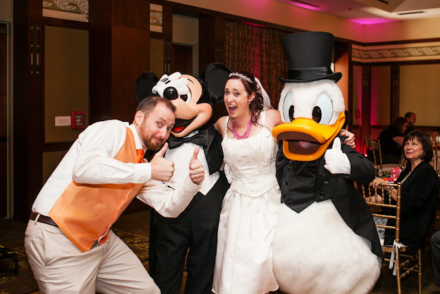 Disneyland Wedding - Mickey, Minnie, and Donald {Root Photography}
