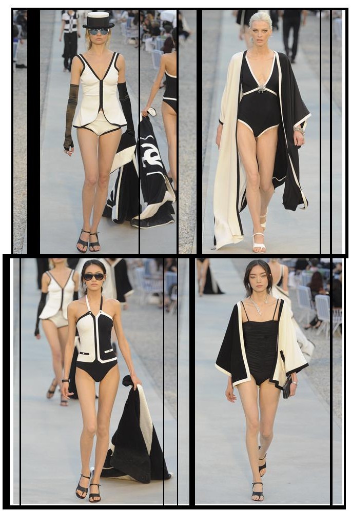 chanel swimming suit
