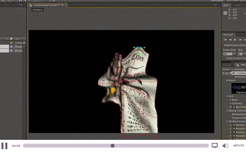 3D Paper Crumple with Freeform AE 3D Paper Crumple with Freeform AE
