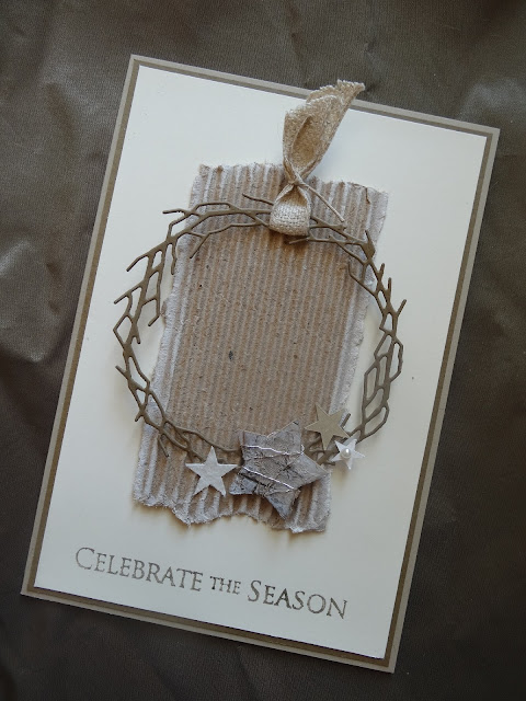 Jenny's Papierwelt: Weihnachtskarte ~ celebrate the season