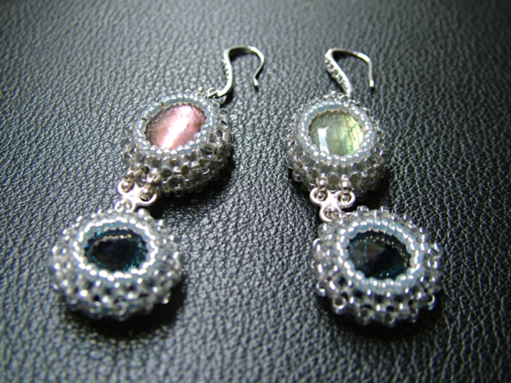 DIY Clearly Helena Gems & Colors Beaded Bezel Gemstone Cab