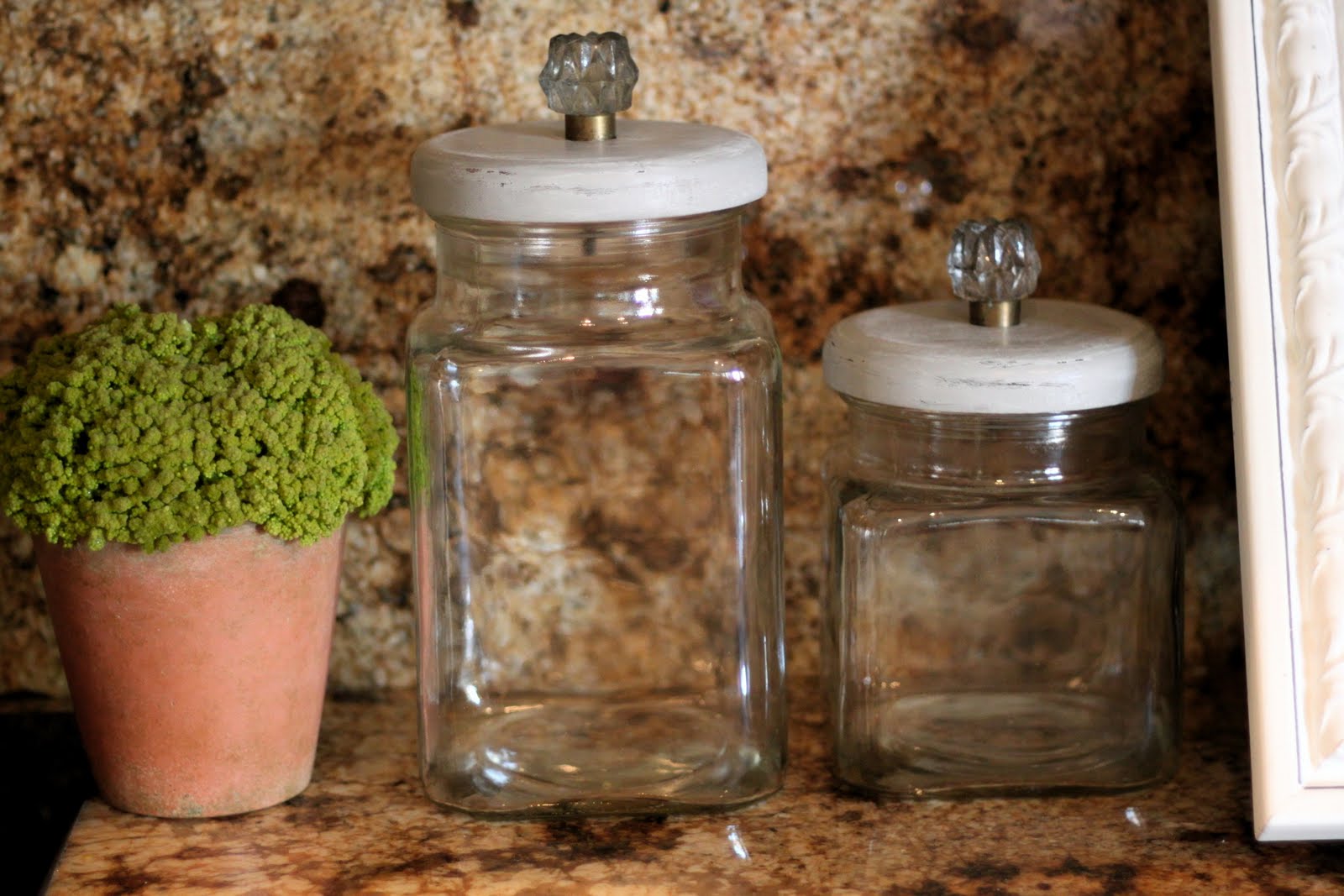 Domestic Charm Restored Glass Jars
