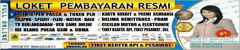 PELUANG USAHA  HB:0857-98992892 MEMBUKA LOKET TIKET KERETA API.TAGIHAN LISTRIK.PULSA.BPJS.PDAM.DLL