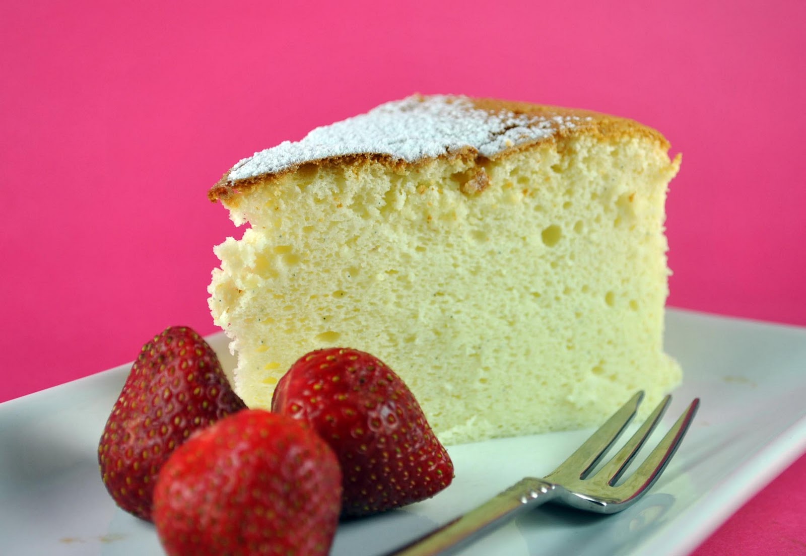 Cottony Soft Three Vanilla Japanese Cheesecake - Bake Happy