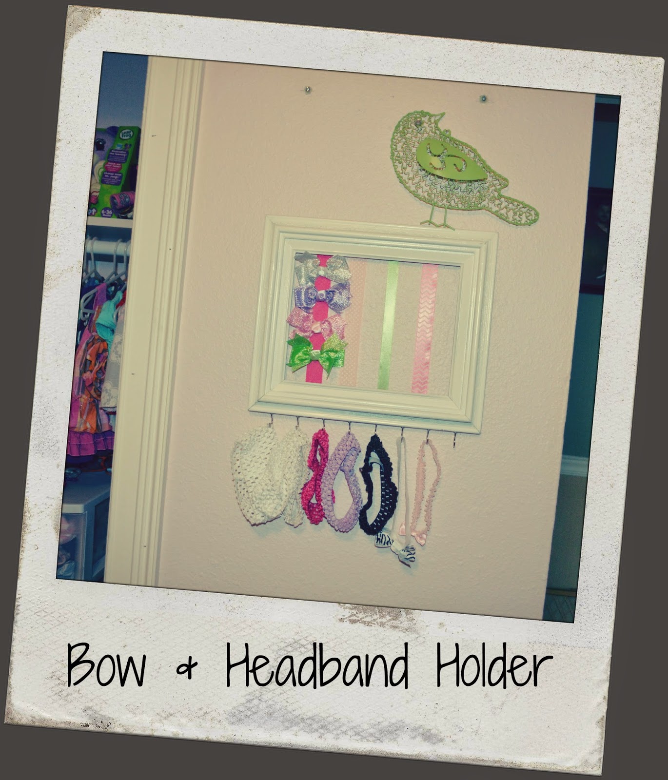 Joy in the Suffering Bow & Headband Holder