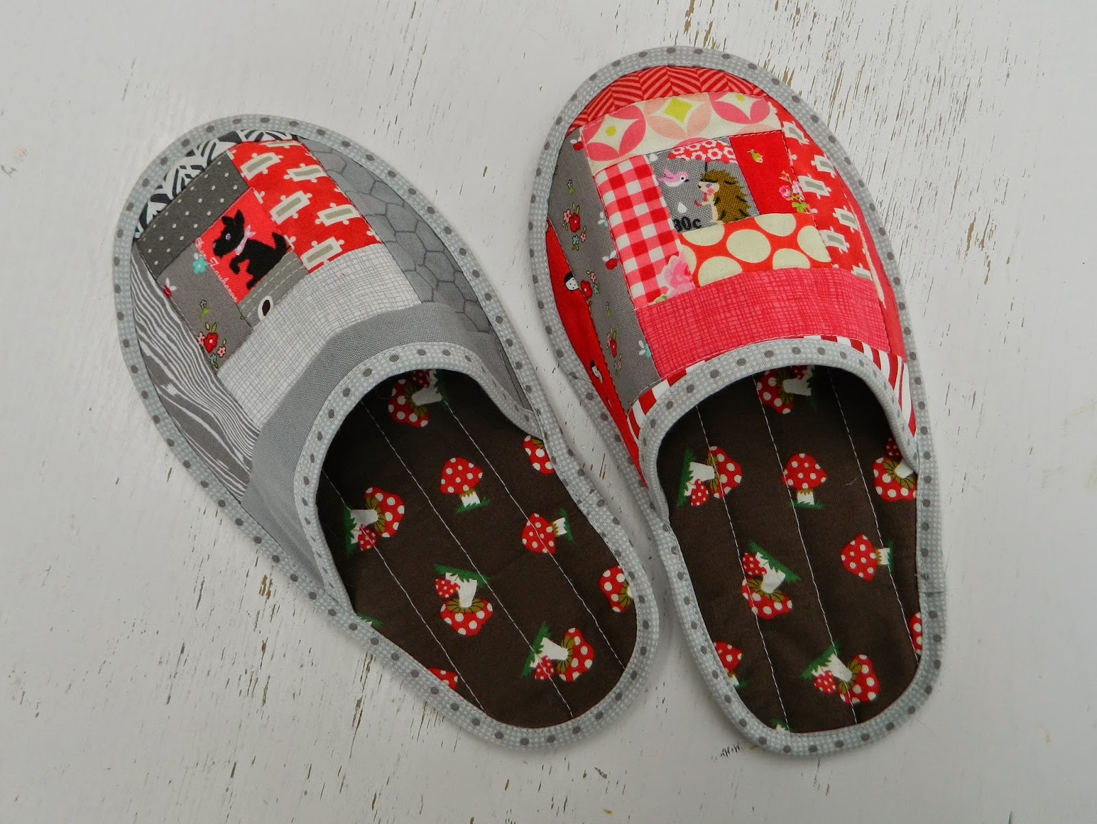 s.o.t.a.k handmade patchwork slippers