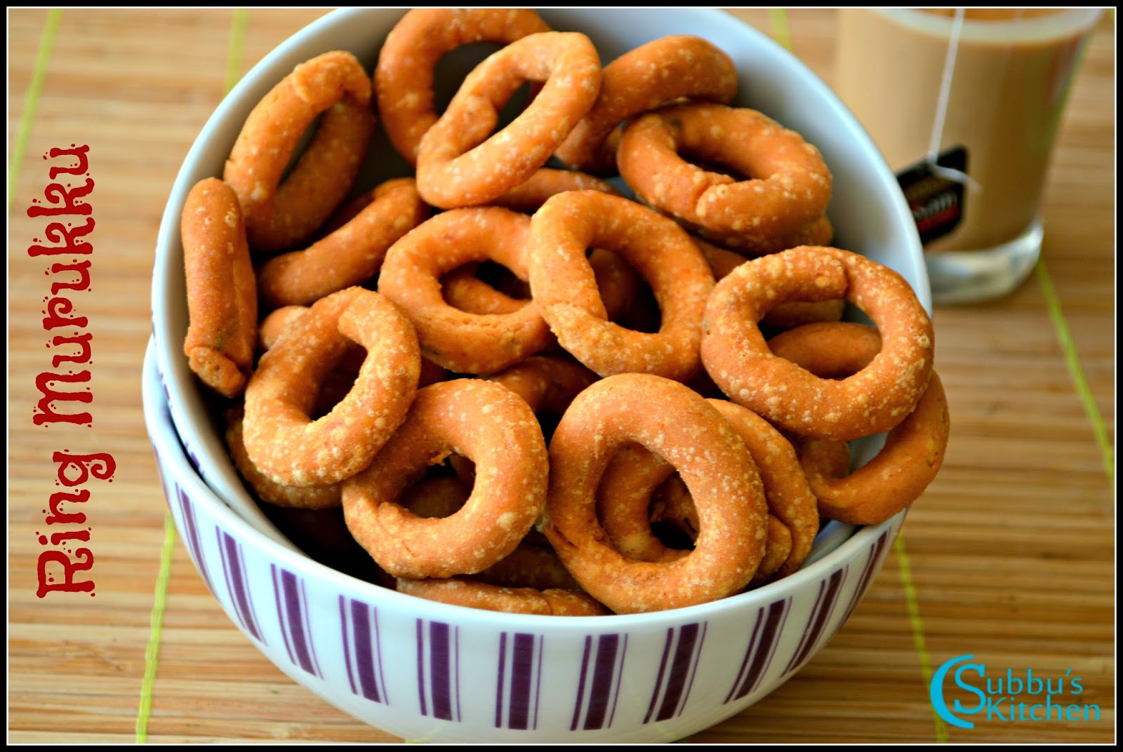 Ring Murukku Recipe Rice Flour Rings Recipe Spicy Ring Murukku