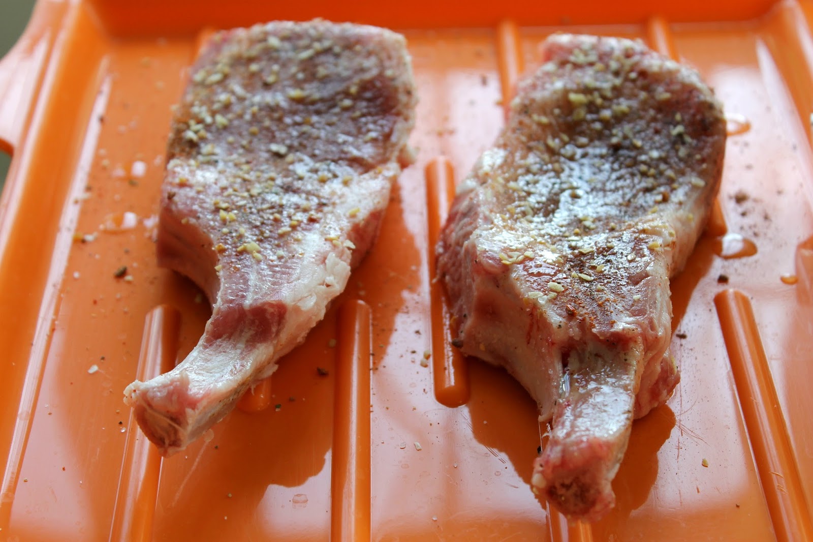 Mary in the Kitchen Honey Mustard Glazed Pork Chops