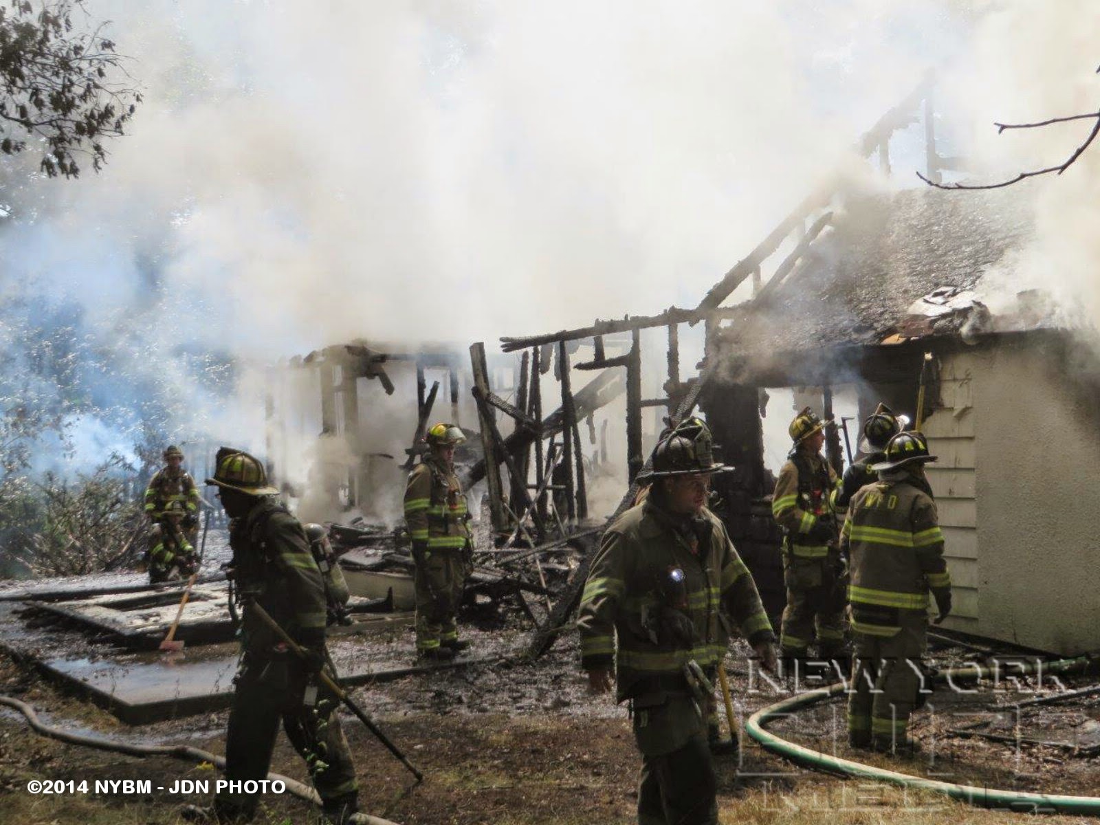 New York Buff Media A Three Alarm Fire In Monroe,NY Destroyed A Home