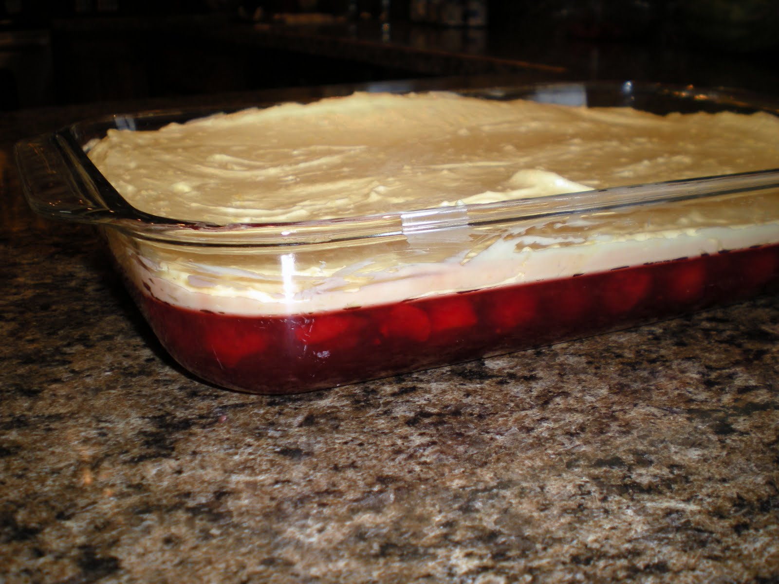 cherry jello salad with cherry pie filling