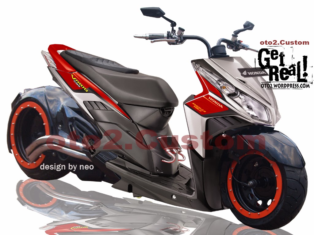 Gambar Modifikasi Lowrider Honda Vario Techno Sumber Inspirasi