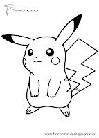 Pikachu Coloring Pages