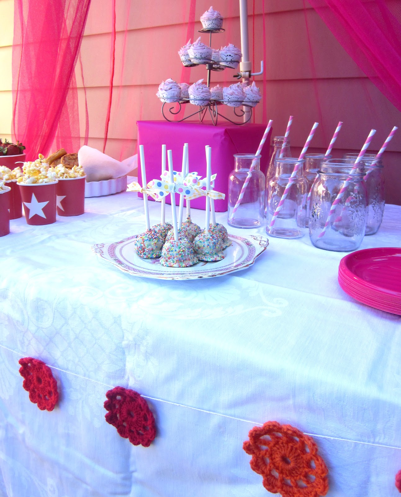 Simple Food Ideas for a LIttle Girls Party and a Pretty Party Table Desire Empire