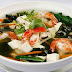 Canh rong biển nấu tôm